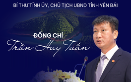 Chân dung đồng chí Trần Huy Tuấn, tân Bí thư Tỉnh ủy, Chủ tịch UBND tỉnh Yên Bái