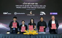 Vinclub hợp tác với hơn 30 thương hiệu hang đầu trong hệ thống TTTM Vincom, mở rộng đặc quyền cho KH thân thiết