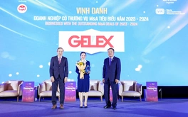 GELEX lần thứ 2 được vinh danh Doanh nghiệp có thương vụ M&A tiêu biểu