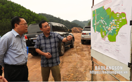 Chủ tịch UBND tỉnh Lạng Sơn kiểm tra tình hình thực hiện dự án giao thông trọng điểm tại huyện Đình Lập