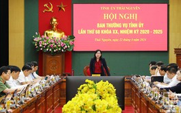 Ban Thường vụ Tỉnh ủy Thái Nguyên cho ý kiến về việc điều chỉnh chủ trương một số dự án