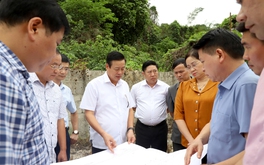 Hà Giang: Chủ tịch tỉnh kiểm tra một số dự án đầu tư tại Khu kinh tế cửa khẩu Thanh Thủy