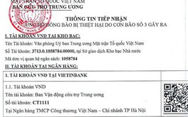 Thông tin chi tiết về số tài khoản và các đầu mối tiếp nhận ủng hộ đồng bào bị thiệt hại do cơn bão số 3