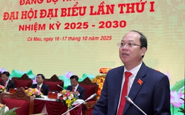 Ông Nguyễn Hồ Hải được chỉ định làm Bí thư Tỉnh ủy Cà Mau nhiệm kỳ 2025 - 2030