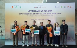 Kiến trúc xanh sinh viên 2025: Vinh danh 19 đồ án xuất