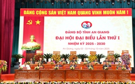 Khai mạc Đại hội Đảng bộ tỉnh An Giang lần thứ I : “Một An Giang – Một tầm nhìn – Một ý chí – Một niềm tin thắng lợi”