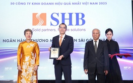SHB khẳng định vị thế với Top 50 công ty kinh doanh hiệu quả, Top 10 doanh nghiệp tư nhân có lợi nhuận tốt nhất Việt Nam