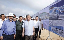 Tổng Bí thư Tô Lâm thăm Dự án Cảng Hàng không quốc tế Long Thành
