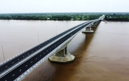 Chưa đầy 1 tháng nữa, chính thức thông xe cầu vượt sông 4.000 tỷ xóa bỏ toàn bộ các bến phà lâu đời, nối thông 2 tỉnh thành miền Tây