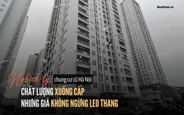 Hà Nội: Giá rao bán chung cư cũ chưa có sổ hồng vượt ngưỡng 120 triệu đồng/m2