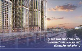 Lợi thế 'một bước chân đến ga metro' đưa La Pura vào tầm ngắm nhà đầu tư