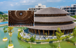 Ngôi nhà tre quy mô lớn nhất Đông Nam Á tại Việt Nam: Cao ngang ngửa ngôi nhà 5 tầng, không dùng bất kỳ vật liệu nào kết nối