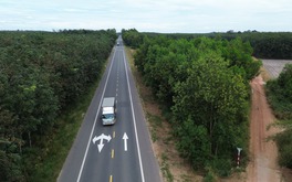 Sắp thông xe tuyến đường 31km xuyên rừng cao su tại thành phố giàu nhất Việt Nam