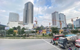 Tiến độ mới nhất tòa tháp 45 tầng trên đất vàng 3 mặt tiền Cầu Giấy, giá bán lên tới 150 triệu đồng/m2