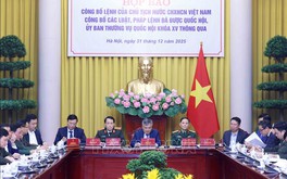 Công bố Lệnh của Chủ tịch nước về 14 luật và 1 pháp lệnh