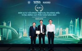 WestLand được vinh danh Top 5 đơn vị tư vấn phát triển dự án hàng đầu Vùng động lực phía Nam năm 2025