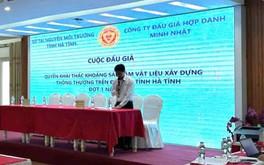 Hà Tĩnh phê duyệt kết quả trúng đấu giá 4 mỏ khoáng sản làm VLXD thông thường