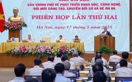 Thủ tướng chủ trì phiên họp Ban Chỉ đạo của Chính phủ về phát triển KHCN, đổi mới sáng tạo, chuyển đổi số và Đề án 06