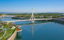 'Hòn ngọc biển Đông' của Việt Nam sắp có cây cầu trăm tỷ vượt sông mang dáng dấp trầm hương, thay thế cầu gỗ 22 năm đã xuống cấp