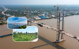 Chỉ vài ngày nữa, sẽ khởi công khu tái định cư dự án cầu gần 7.000 tỷ, cách cầu dây văng đầu tiên do Việt Nam thiết kế 3,8km
