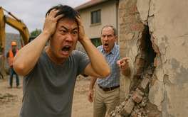 Xây nhà làm nứt tường hàng xóm sẽ lãnh hậu quả gì?