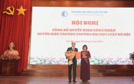 PGS.TS Tô Văn Hòa được giao giữ Quyền Hiệu trưởng Trường Đại học Luật Hà Nội