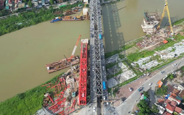 Cây cầu đường sắt nằm sát cây cầu hơn 100 tuổi sẽ bị phá dỡ ở Hà Nội tăng tốc hoàn thành đúng kế hoạch