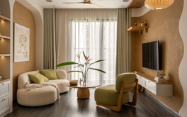 Cải tạo căn hộ 70 m2 theo tiêu chí 'vừa đủ' với 280 triệu đồng