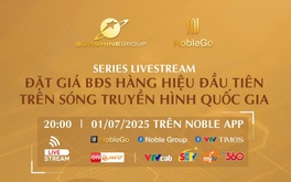 Sunshine Group livestream đặt giá căn hộ vào 1/7 chỉ với giá khởi điểm bằng 50% giá thị trường