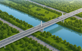 Chỉ hơn 1 năm nữa, sẽ hoàn thành cây cầu bắc qua sông Hồng, nối liền hai tỉnh Việt Nam – Trung Quốc