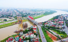 Cận cảnh dự án Cầu Đuống mới thi công dang dở