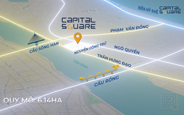 Vị trí kim cương mang đến lợi thế vượt trội cho Capital Square