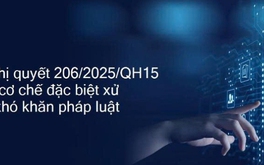 Triển khai Nghị quyết số 206/2025/QH15: Kịp thời tháo gỡ khó khăn, vướng mắc do quy định của pháp luật