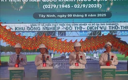 Khởi công dự án hạ tầng hơn 170ha Khu công nghiệp Thủ Thừa