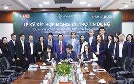 Tập đoàn CEO và Agribank ký hợp đồng tài trợ tín dụng cho Khu công nghiệp Sân bay Tiên Lãng – Khu B