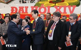 Toàn cảnh lễ Bế mạc Đại hội lần thứ XIV của Đảng Cộng sản Việt Nam