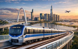 Chốt mốc thời gian động thổ tuyến metro Bến Thành - Thủ Thiêm