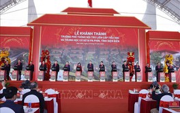 Tổng Bí thư Tô Lâm dự lễ khánh thành trường phổ thông nội trú liên cấp tại Điện Biên