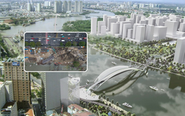 Cầu đi bộ nghìn tỷ vượt sông độc đáo nhất trên thế giới tại Việt Nam có sự góp mặt của ông lớn Nhật Bản đạt dấu mốc mới