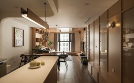 Căn hộ 125m2 bàn giao thô thành 'nhà sáng': Hành lang dài, góc cong vụn vẫn hóa tổ ấm thông minh