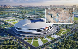 Mới nhất về dự án sân vận động 60.000 chỗ ngồi lớn bậc nhất Việt Nam, vượt chuẩn quốc tế với mái vòm đóng mở tự động