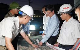 Quảng Trị: Chủ tịch UBND tỉnh kiểm tra tiến độ Dự án Cầu Nhật Lệ 3