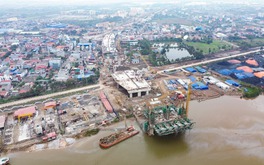 Thành phố nhỏ nhất Việt Nam sắp hợp long cây cầu hơn 1.100m trên tuyến vành đai 8.600 tỷ
