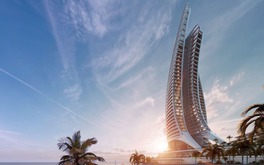 Sắp có tòa tháp chọc trời vươn mình giữa biển khơi: Được bao phủ kính cong, tọa lạc tại đặc khu lớn bậc nhất cả nước