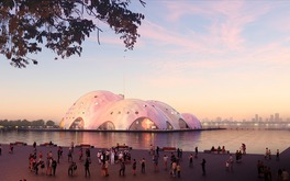 Nhà hát gần 13.000 tỷ thuộc top đắt đỏ nhất thế giới dần thành hình giữa lòng hồ nước ngọt lớn nhất Thủ đô