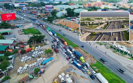Cầu vượt sở hữu nút giao 2.000 tỷ lớn và phức tạp nhất Vành đai 3 TP. HCM thử nghiệm phân luồng