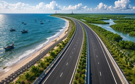 Tuyến đường đấu nối với cao tốc 59.000 tỷ sở hữu cầu vượt biển dài nhất Việt Nam đón tin vui lớn