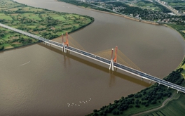 Sau 8 tháng khởi công, siêu cầu gần 12.000 tỷ bắc qua dòng sông biểu tượng của Thủ đô sắp bước vào giai đoạn then chốt