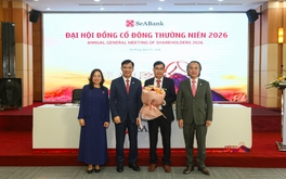 Đại hội đồng cổ đông thường niên 2026: SeABank chốt trả cổ tức 20,5%, tăng vốn lên 34.688 tỷ đồng