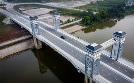 Lần đầu tiên Việt Nam xây dựng cây cầu có tháp vọng cảnh: Kiến trúc đậm chất làng quê Bắc Bộ, nằm trên tuyến đường nghìn tỷ